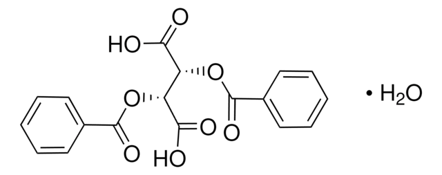 (-)-O,O′-二苯甲酰-L-酒石酸 一水合物 &#8805;99.0% (T)