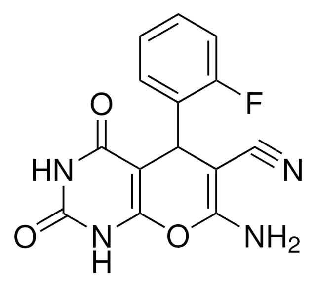 7-AMINO-5(2-F-PH)-2,4-DIOXO-1,3,4,5-4H-2H-PYRANO[2,3-D]PYRIMIDINE-6-CARBONITRILE AldrichCPR