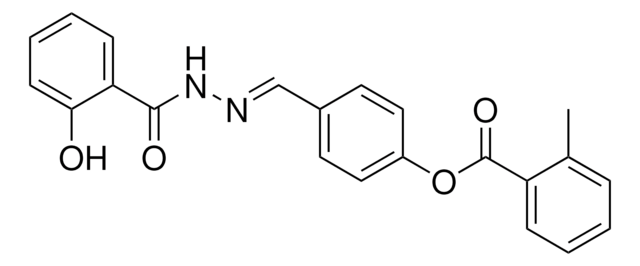 4-((2-(2-HYDROXYBENZOYL)HYDRAZONO)METHYL)PHENYL 2-METHYLBENZOATE AldrichCPR