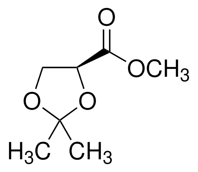 (&#8722;)-Methyl (S)-2,2-dimethyl-1,3-dioxolane-4-carboxylate 96%