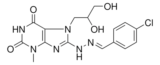 4-CHLOROBENZALDEHYDE [7-(2,3-DIHYDROXYPROPYL)-3-METHYL-2,6-DIOXO-2,3,6,7-TETRAHYDRO-1H-PURIN-8-YL]HYDRAZONE AldrichCPR
