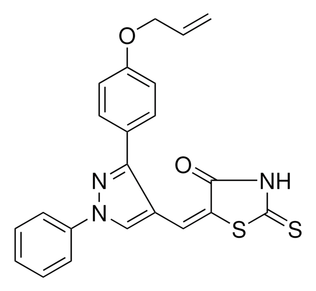 (5E)-5-({3-[4-(ALLYLOXY)PHENYL]-1-PHENYL-1H-PYRAZOL-4-YL}METHYLENE)-2-THIOXO-1,3-THIAZOLIDIN-4-ONE AldrichCPR