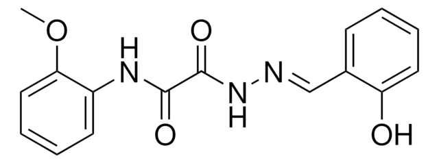 2-(2-(2-HYDROXYBENZYLIDENE)HYDRAZINO)-N-(2-METHOXYPHENYL)-2-OXOACETAMIDE AldrichCPR