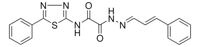 2-OXO-2-{(2E)-2-[(2E)-3-PHENYL-2-PROPENYLIDENE]HYDRAZINO}-N-(5-PHENYL-1,3,4-THIADIAZOL-2-YL)ACETAMIDE AldrichCPR