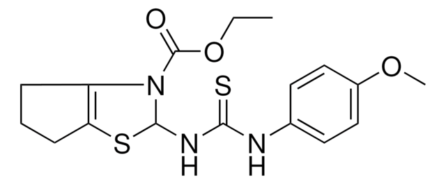 ETHYL 2-{[(4-METHOXYANILINO)CARBOTHIOYL]AMINO}-5,6-DIHYDRO-2H-CYCLOPENTA[D][1,3]THIAZOLE-3(4H)-CARBOXYLATE AldrichCPR