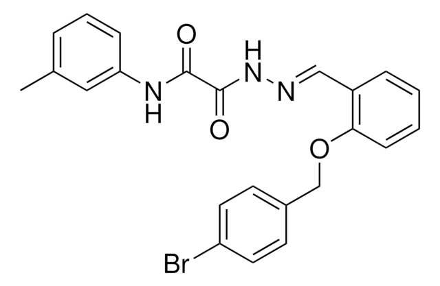 2-(2-(2-((4-BR-BENZYL)OXY)BENZYLIDENE)HYDRAZINO)-N-(3-ME-PHENYL)-2-OXOACETAMIDE AldrichCPR