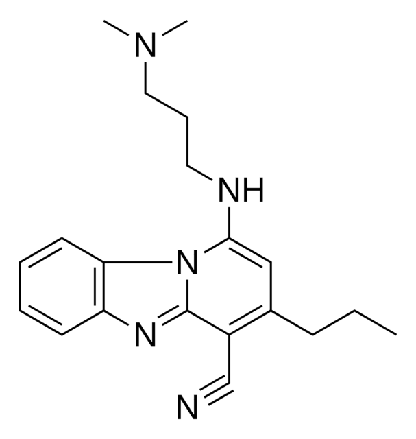 1-((3-(DIMETHYLAMINO)PR)AMINO)-3-PROPYLPYRIDO(1,2-A)BENZIMIDAZOLE-4-CARBONITRILE AldrichCPR