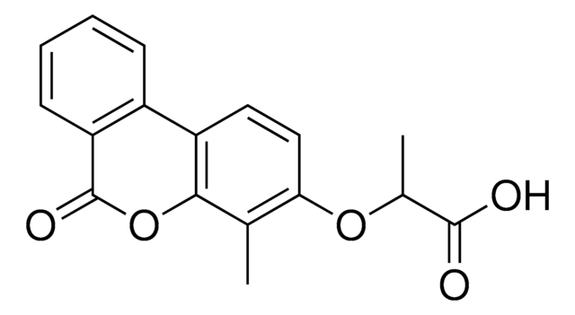 2-(4-METHYL-6-OXO-6H-BENZO(C)CHROMEN-3-YLOXY)-PROPIONIC ACID AldrichCPR