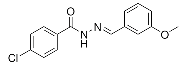 4-CHLORO-N'-(3-METHOXYBENZYLIDENE)BENZOHYDRAZIDE AldrichCPR