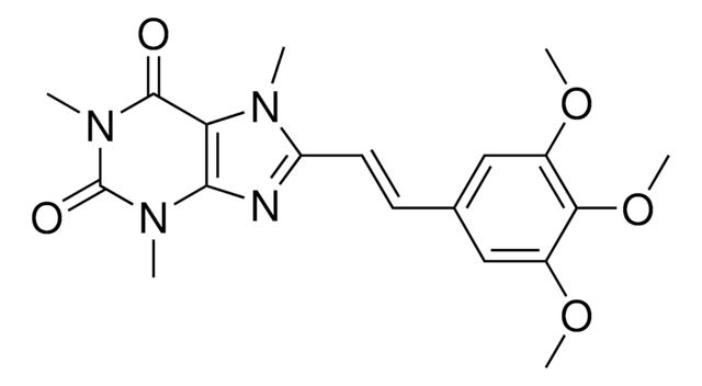 1,3,7-Trimethyl-8-[(E)-2-(3,4,5-trimethoxyphenyl)ethenyl]-3,7-dihydro-1H-purine-2,6-dione AldrichCPR