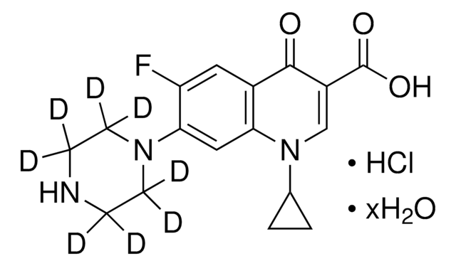 环丙沙星-d8 盐酸盐 水合物 VETRANAL&#174;, analytical standard