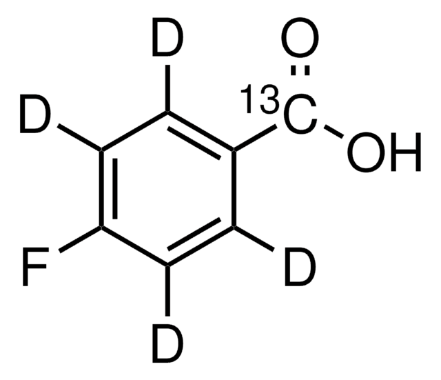 4-Fluorobenzoic acid-&#945;-13C-2,3,5,6-d4 99 atom % 13C, 98 atom % D