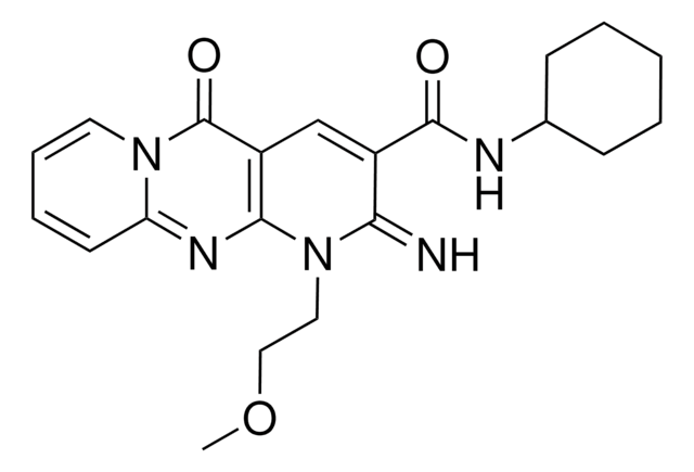 N-CYCLOHEXYL-2-IMINO-1-(2-METHOXYETHYL)-5-OXO-1,5-DIHYDRO-2H-DIPYRIDO[1,2-A:2,3-D]PYRIMIDINE-3-CARBOXAMIDE AldrichCPR