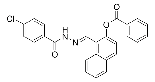 1-(2-(4-CHLOROBENZOYL)CARBOHYDRAZONOYL)-2-NAPHTHYL BENZOATE AldrichCPR