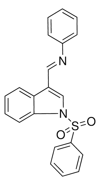 N-[(E)-[1-(PHENYLSULFONYL)-1H-INDOL-3-YL]METHYLIDENE]ANILINE AldrichCPR