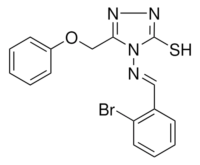4-((2-BR-BENZYLIDENE)AMINO)-5-(PHENOXYMETHYL)-4H-1,2,4-TRIAZOL-3-YL HYDROSULFIDE AldrichCPR