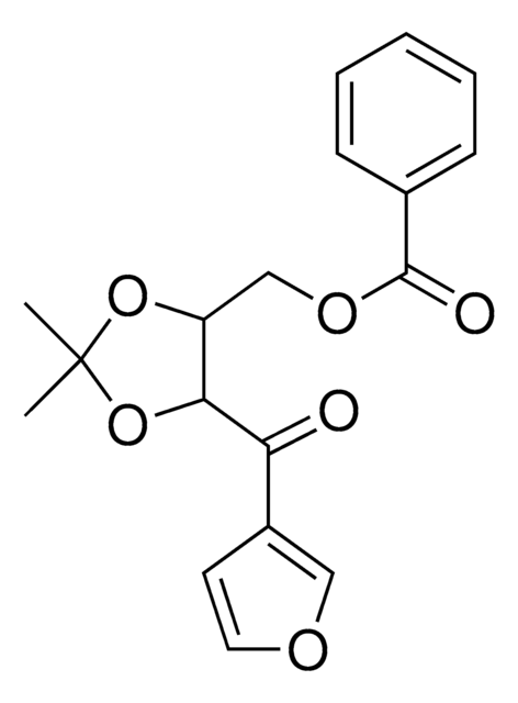 [5-(3-FUROYL)-2,2-DIMETHYL-1,3-DIOXOLAN-4-YL]METHYL BENZOATE AldrichCPR