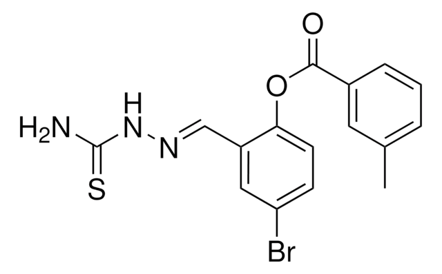 2-(2-(AMINOCARBOTHIOYL)CARBOHYDRAZONOYL)-4-BROMOPHENYL 3-METHYLBENZOATE AldrichCPR