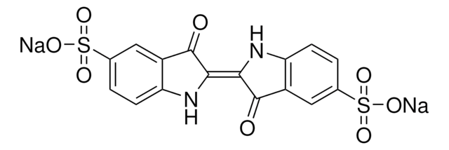 Indigo carmine for microscopy (Bact., Hist.), indicator (pH 11.5-14.0)