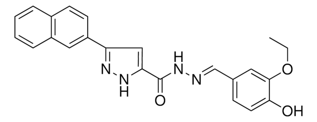5-NAPHTHALEN-2-YL-2H-PYRAZOLE-3CARBOXYLIC ACID (3-ETO-4-HO-BENZYLIDENE)HYDRAZIDE AldrichCPR