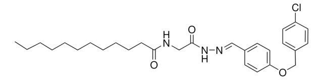 N-(2-(2-(4-((4-CHLOROBENZYL)OXY)BENZYLIDENE)HYDRAZINO)-2-OXOETHYL)DODECANAMIDE AldrichCPR