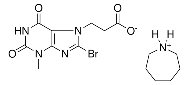 AZEPANIUM, 3-(8-BR-3-METHYL-2,6-DIOXO-1,2,3,6-TETRAHYDRO-PURIN-7-YL)-PROPIONATE AldrichCPR