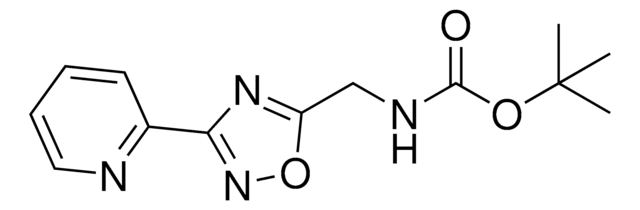 tert-Butyl (3-(pyridin-2-yl)-1,2,4-oxadiazol-5-yl)methylcarbamate AldrichCPR