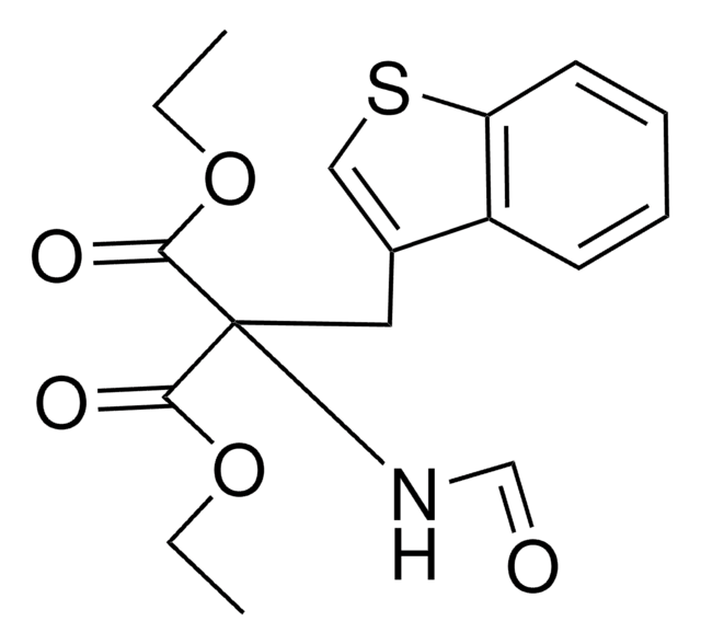 DIETHYL 2-(BENZO(B)THIOPHENE-3-YLMETHYL)-2-FORMAMIDO)MALONATE AldrichCPR