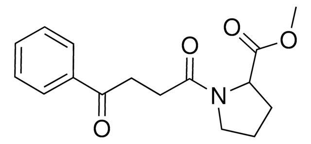 methyl 1-(4-oxo-4-phenylbutanoyl)-2-pyrrolidinecarboxylate AldrichCPR