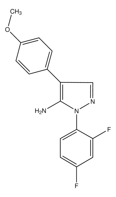 1-(2,4-Difluorophenyl)-4-(4-methoxyphenyl)-1H-pyrazol-5-amine