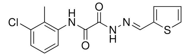 N-(3-CHLORO-2-METHYLPHENYL)-2-OXO-2-(2-(2-THIENYLMETHYLENE)HYDRAZINO)ACETAMIDE AldrichCPR