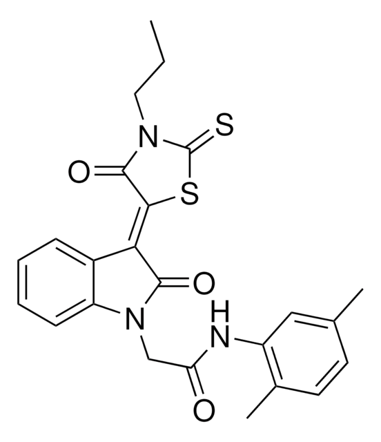 N-(2,5-DIMETHYLPHENYL)-2-[(3Z)-2-OXO-3-(4-OXO-3-PROPYL-2-THIOXO-1,3-THIAZOLIDIN-5-YLIDENE)-2,3-DIHYDRO-1H-INDOL-1-YL]ACETAMIDE AldrichCPR