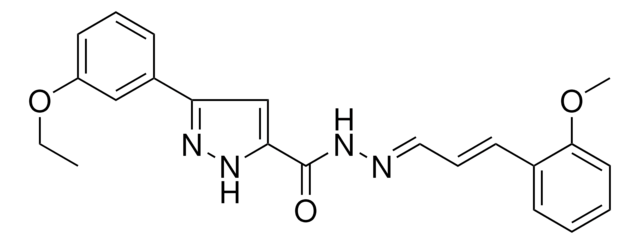 3-(3-ETHOXY-PH)-N'-(3-(2-MEO-PH)-2-PROPENYLIDENE)-1H-PYRAZOLE-5-CARBOHYDRAZIDE AldrichCPR