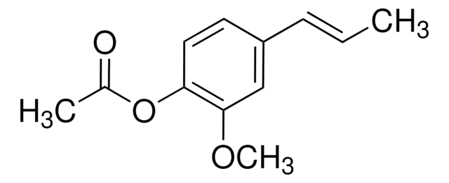 Isoeugenyl acetate certified reference material, TraceCERT&#174;, Manufactured by: Sigma-Aldrich Production GmbH, Switzerland
