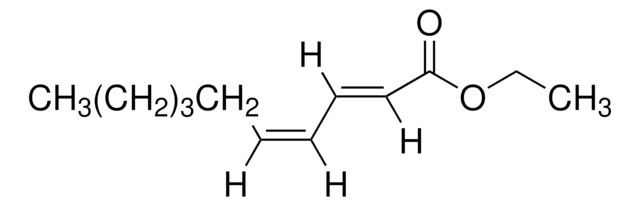 Ethyl 2-trans-4-cis-decadienoate &#8805;95%, stabilized, FG
