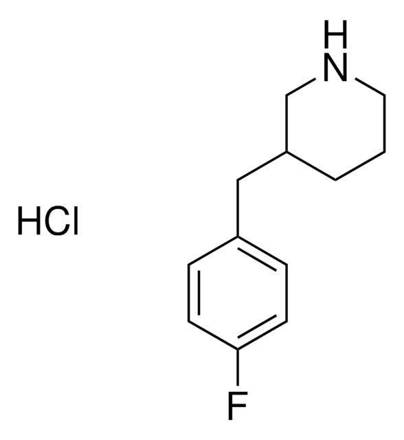 3-(4-fluoro-benzyl)-piperidine hydrochloride AldrichCPR