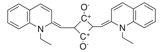 2,4-BIS(1-ETHYL-2(1H)-QUINOLYLIDENEMETHYL)-1,3-CYCLOBUTADIENEDIYLIUM-1,3-DIOLATE AldrichCPR