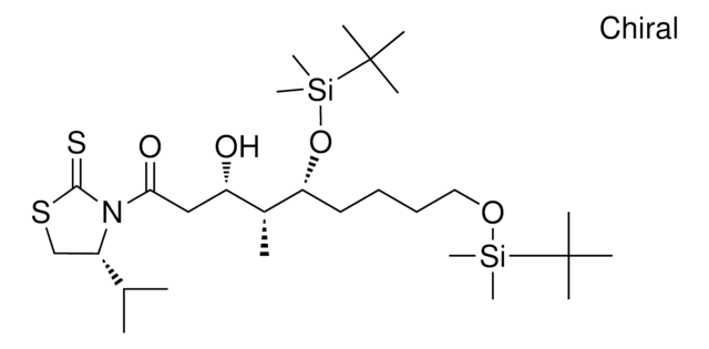 (4R)-3-((3S,4R,5R)-5,9-BIS{[TERT-BUTYL(DIMETHYL)SILYL]OXY}-3-HYDROXY-4-METHYLNONANOYL)-4-ISOPROPYL-1,3-THIAZOLIDINE-2-THIONE AldrichCPR