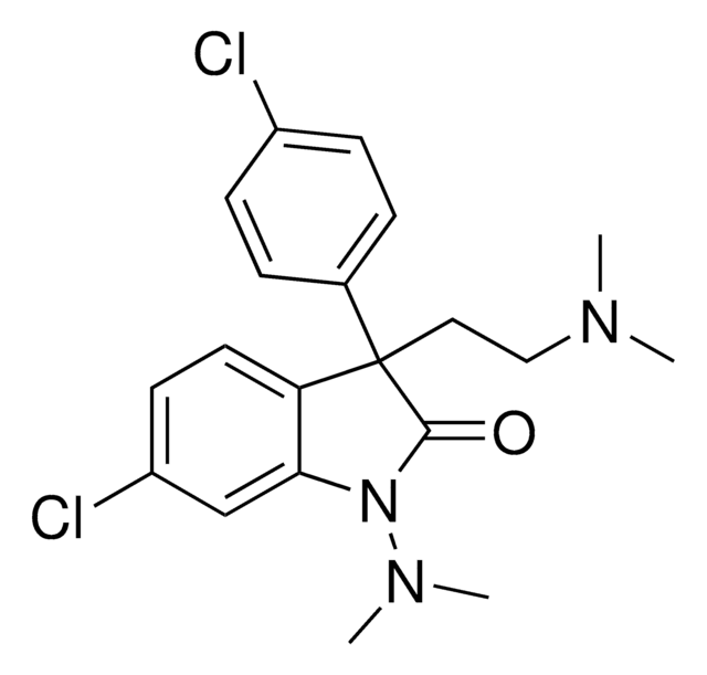 6-Chloro-3-(4-chlorophenyl)-1-(dimethylamino)-3-[2-(dimethylamino)ethyl]-1,3-dihydro-2H-indol-2-one AldrichCPR