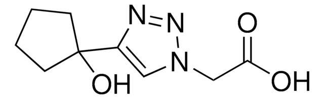 2-(4-(1-Hydroxycyclopentyl)-1H-1,2,3-triazol-1-yl)acetic acid AldrichCPR
