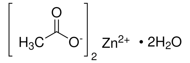 Zinc acetate dihydrate 99.999% trace metals basis