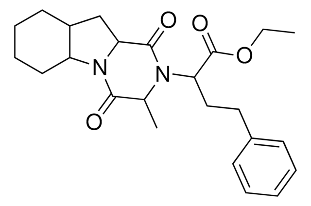 ETHYL 2-(3-METHYL-1,4-DIOXODECAHYDROPYRAZINO[1,2-A]INDOL-2(1H)-YL)-4-PHENYLBUTANOATE AldrichCPR