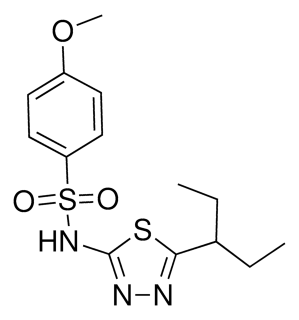 N-[5-(1-ethylpropyl)-1,3,4-thiadiazol-2-yl]-4-methoxybenzenesulfonamide AldrichCPR