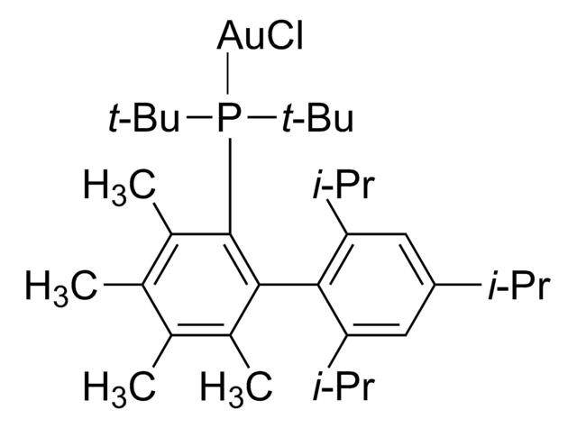Chloro(2-di-tert-butylphosphino-3,4,5,6-tetramethyl-2&#8242;,4&#8242;,6&#8242;-triisopropylbiphenyl)gold(I) 97%