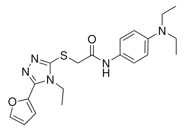 N-(4-(DIETHYLAMINO)PH)-2-((4-ET-5-(2-FURYL)-4H-1,2,4-TRIAZOL-3-YL)THIO)ACETAMIDE AldrichCPR