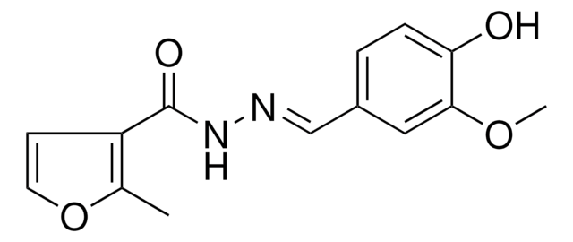 N'-(4-HYDROXY-3-METHOXYBENZYLIDENE)-2-METHYL-3-FUROHYDRAZIDE AldrichCPR