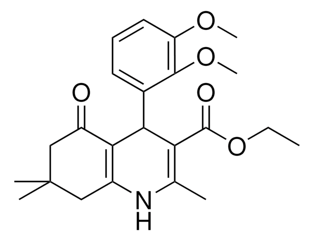 ETHYL 4-(2,3-DIMETHOXYPHENYL)-2,7,7-TRIMETHYL-5-OXO-1,4,5,6,7,8-HEXAHYDRO-3-QUINOLINECARBOXYLATE AldrichCPR