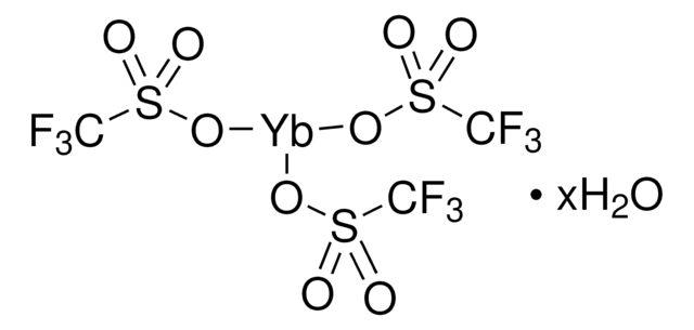 Ytterbium(III) trifluoromethanesulfonate hydrate Yb 25-28&#160;% (approx.)