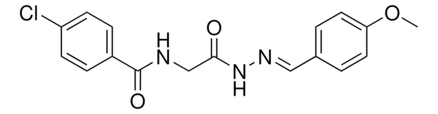 4-CHLORO-N-(2-(2-(4-METHOXYBENZYLIDENE)HYDRAZINO)-2-OXOETHYL)BENZAMIDE AldrichCPR