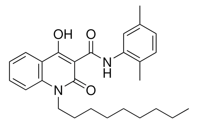 N-(2,5-DIMETHYLPHENYL)-4-HO-1-NONYL-2-OXO-1,2-DIHYDRO-3-QUINOLINECARBOXAMIDE AldrichCPR